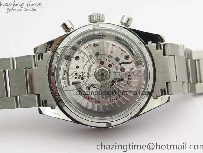 0218 Speedmaster ’57 Co-Axial OMF 1:1 Best Edition White Dial RG Markers On SS Bracelet A WellDesigned 8144